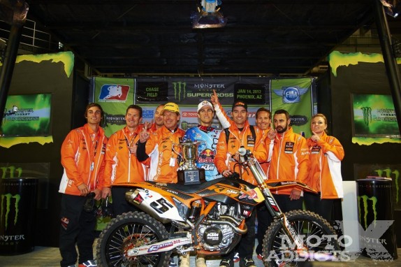 Team KTM - 2012 - Phoenix Supercross - Ryan Dungey