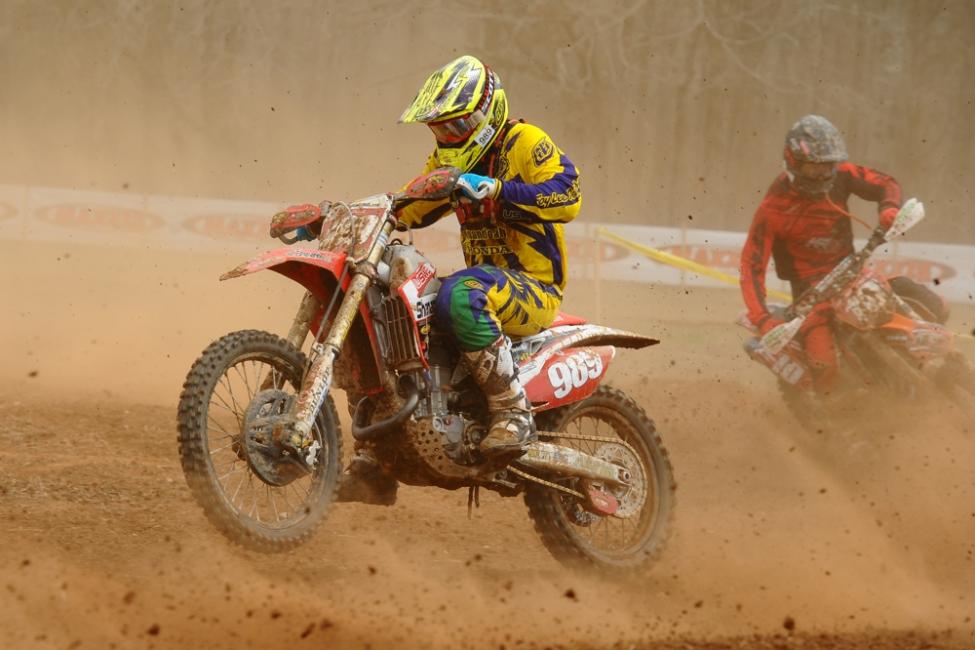DuVall and Bach put in solid rides to take third and fifth respectively Photo: Ken Hill /GNCC