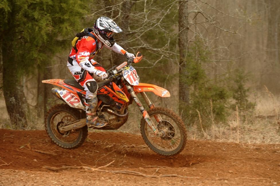 Mullins is now tied with his teammate for the XC1 points lead Photo: Ken Hill / GNCC