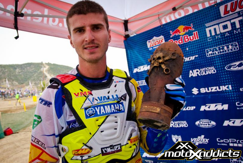 Pourcel is accumulating quite a few of these Oakley Bomb Awards.Photo: Courtesy of MXSports