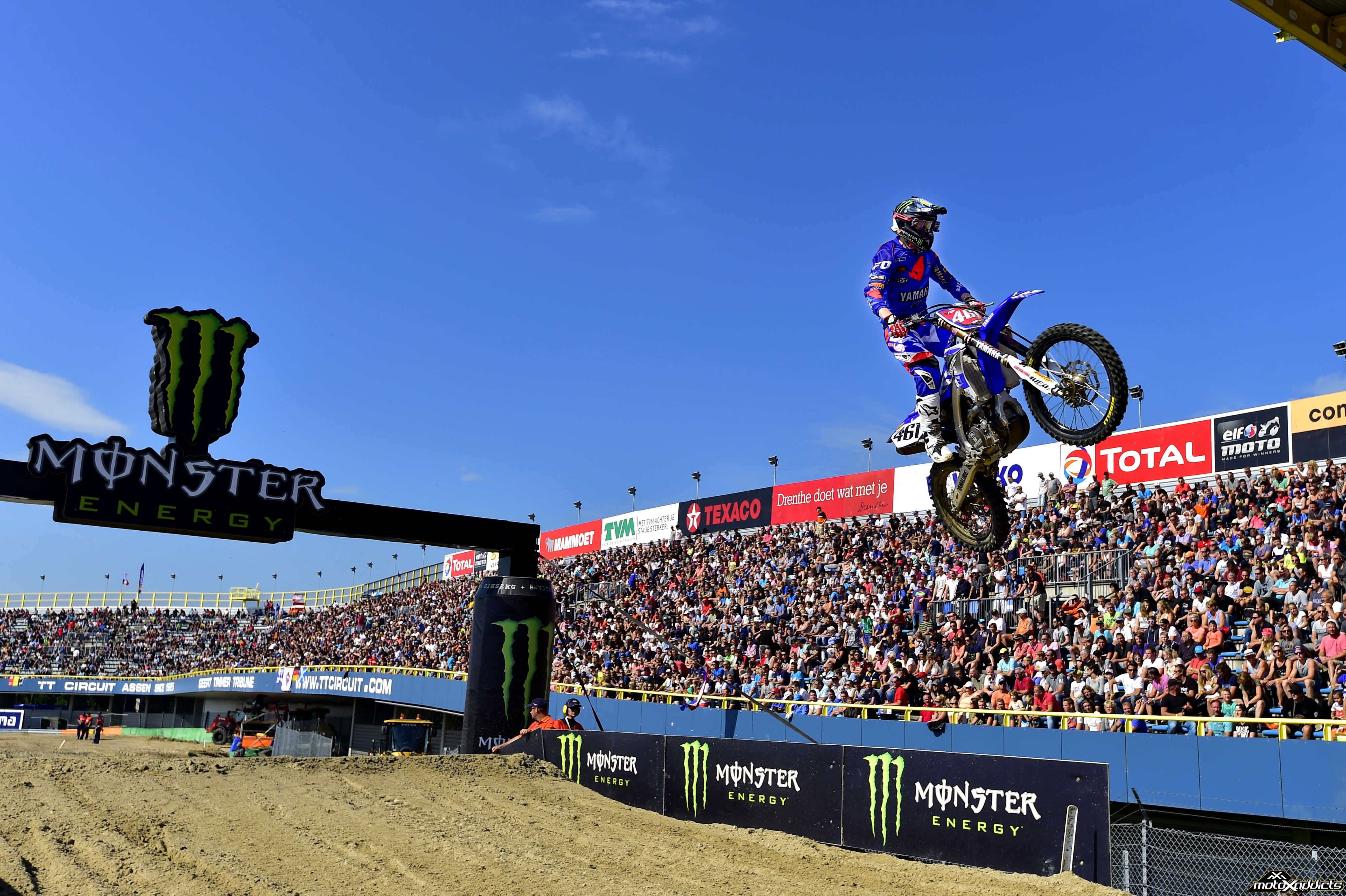 Romain clinched the MXGP World Championship after winning the second moto in Assen.