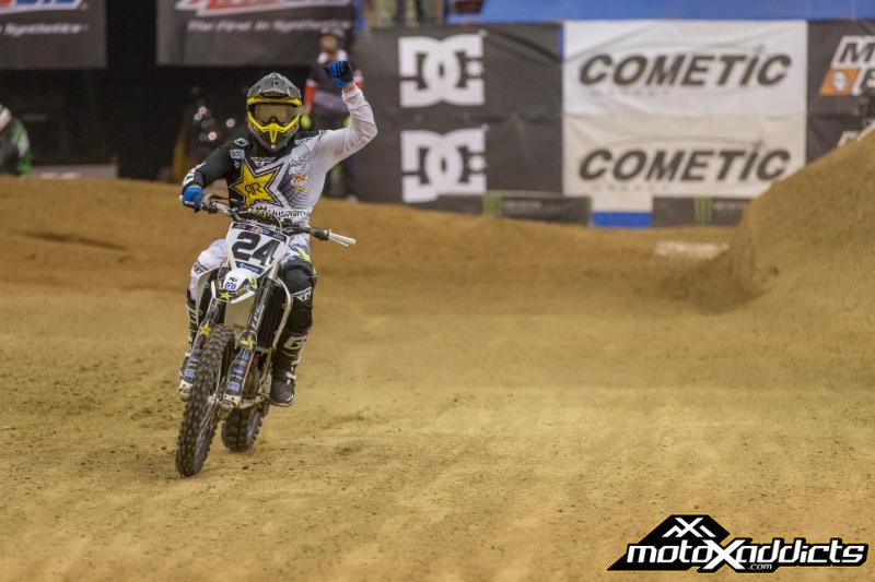 Bitterman swept the Western Regional Arenacross Lites Class Main Events in Nampa. Photo: ShiftOne Photography