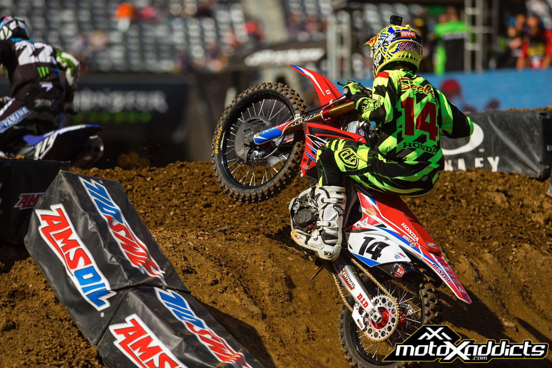 Still suffering with some gnarly neck pains, Cole Seely soldiered to a podium finish in New Jersey. 