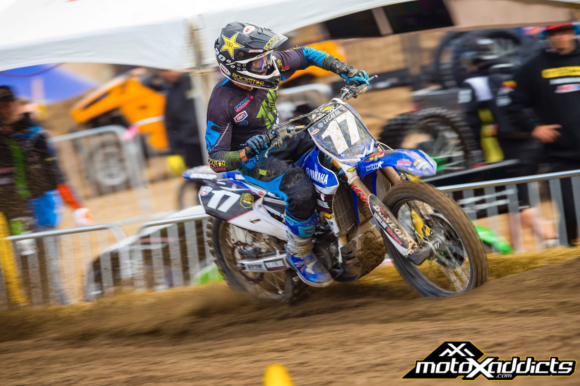 With a fracture in his wrist, Cooper Webb was a big question mark heading into Hangtown. Photo by: Hoppenworld