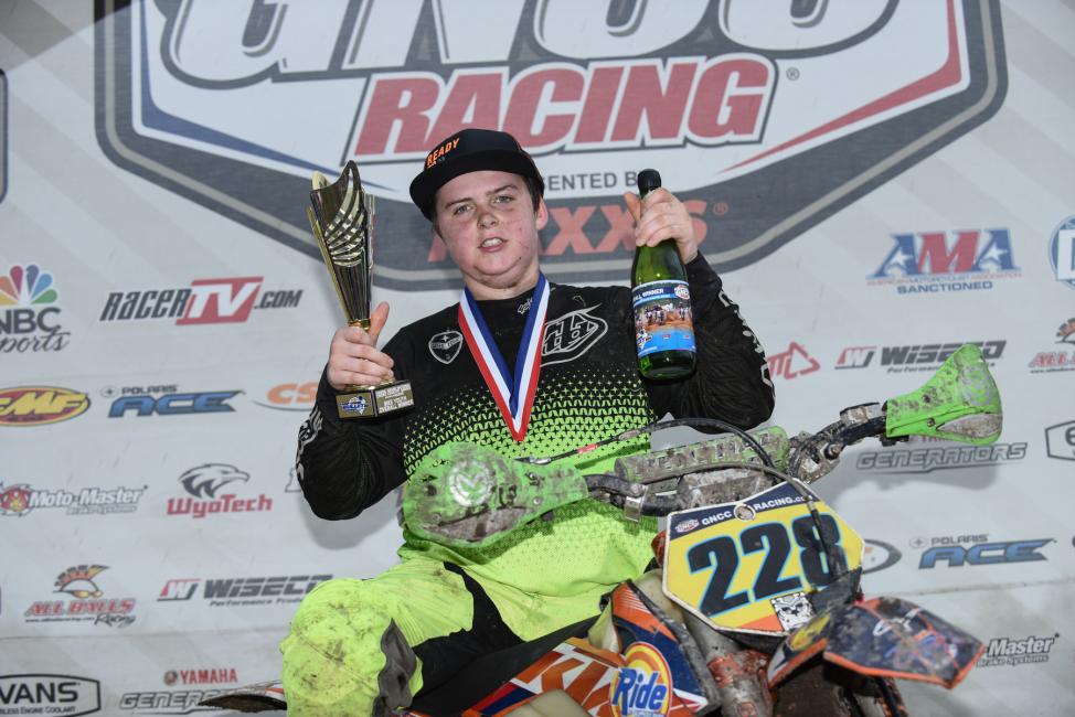 Michael Beeler Jr. earned the overall youth win from the second row. Photo: Ken Hill