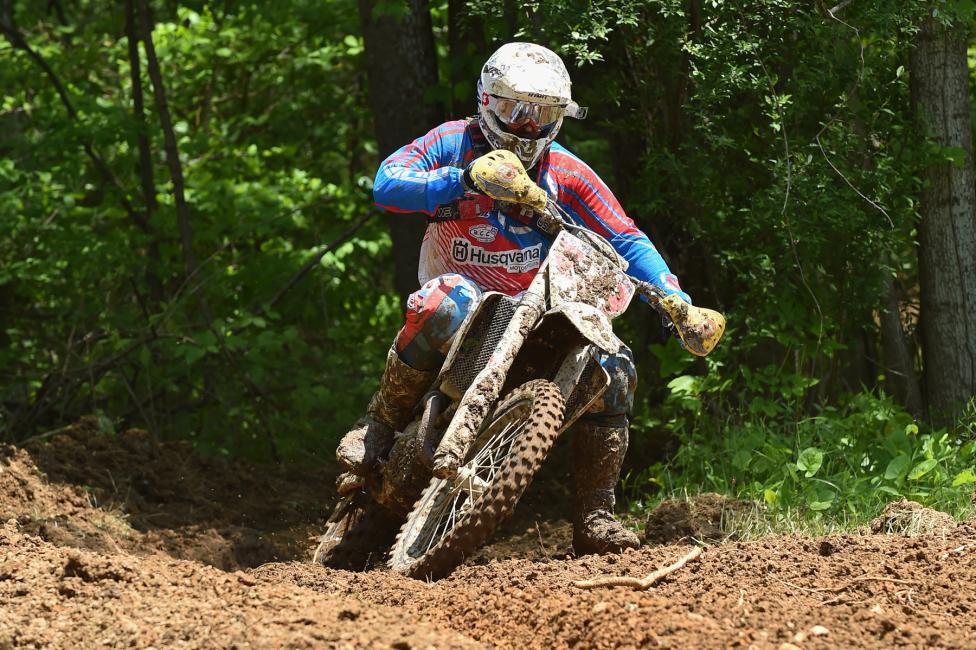  Thad Duvall put in one on his best riders of the season ultimately finishing in third.Photo: Ken Hill