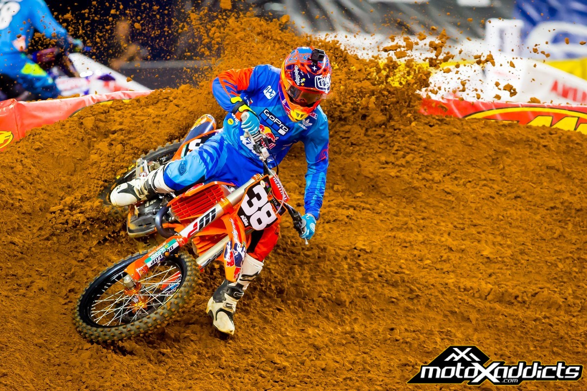 Shane McElrath did what he needed to do in Arlington, but his KTM did not cooperate. Photo by: Simon Cudby